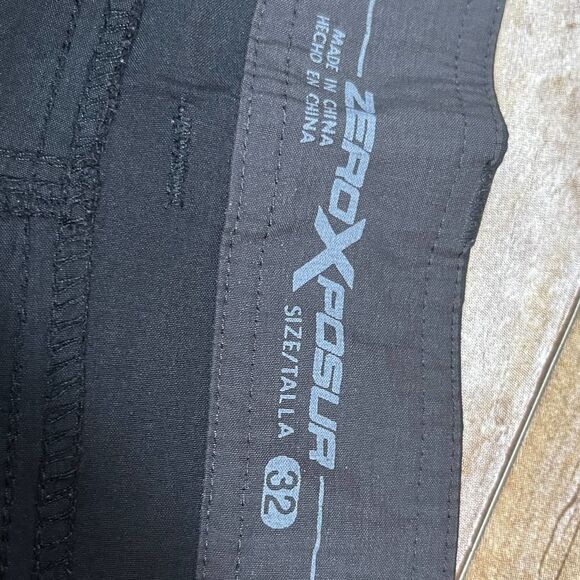 ZEROXPOSUR RUSH ZIP POCKET ALL TERRIAN LIGHTWEIGHT STRETCH SHORTS SIZE 32 - Picture 7 of 8